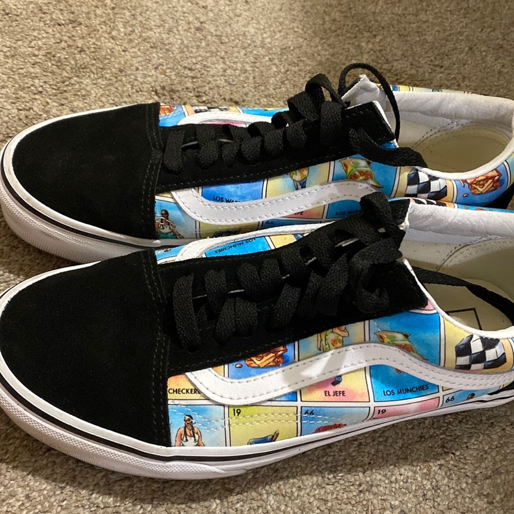 Barely used old skool Lotería Vans. 8.5 womens, 7 mens.